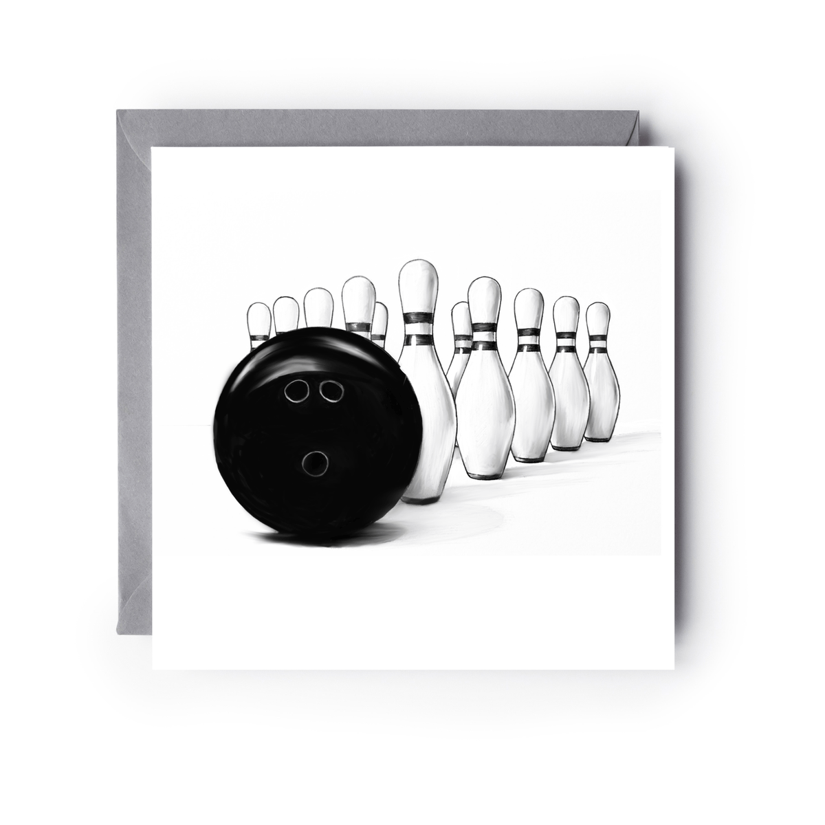 Bowling Greeting Card