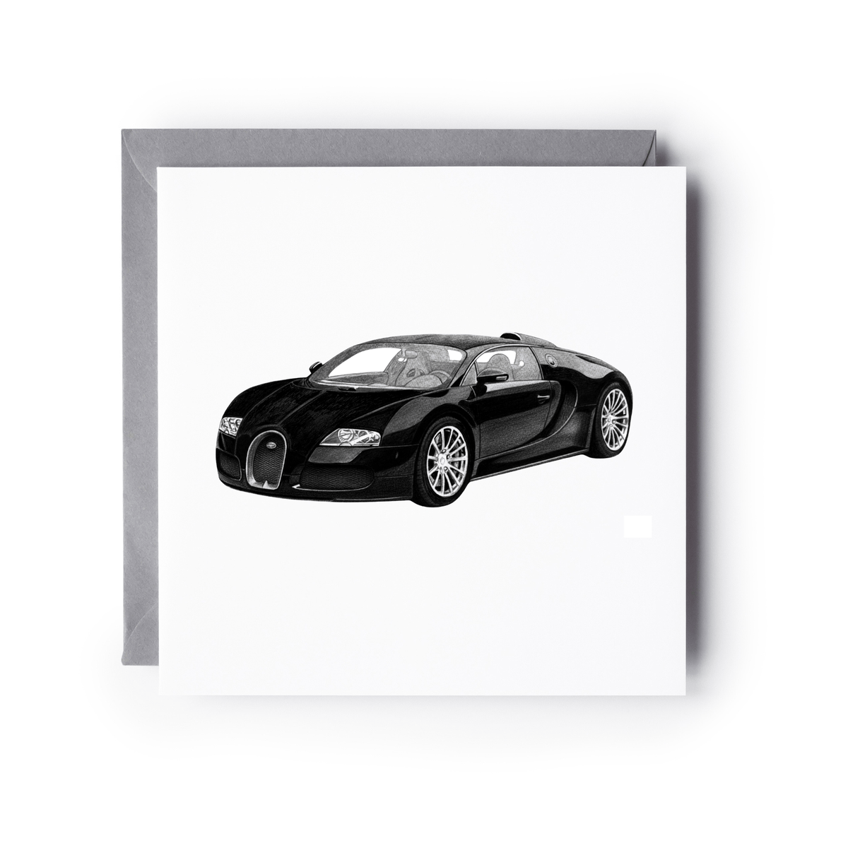 Bugatti Veyron Car Greeting Card