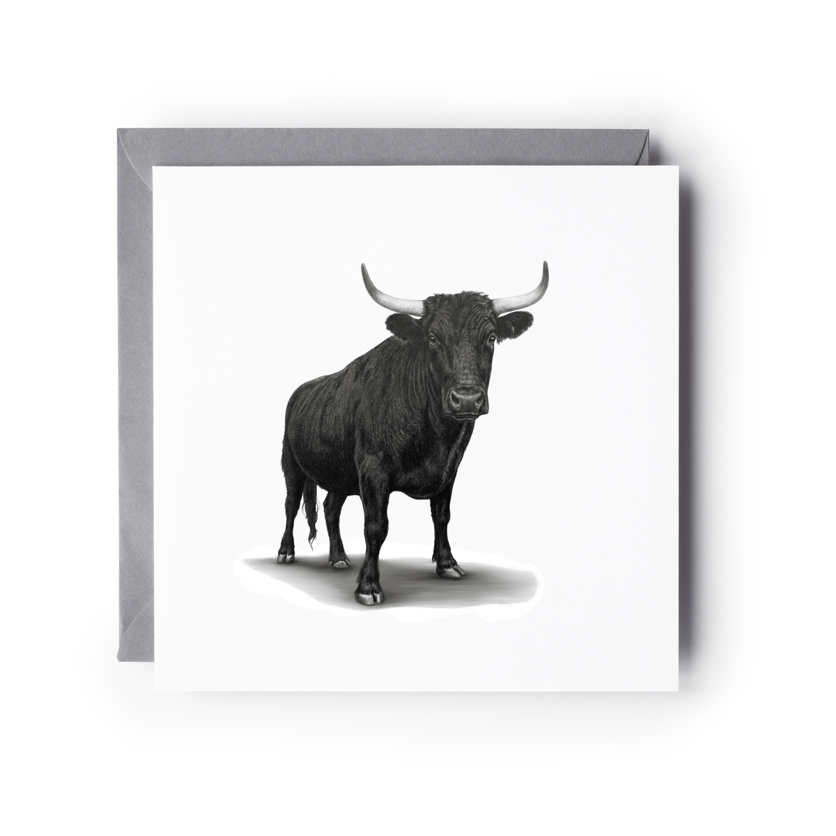 Bull Greeting Card
