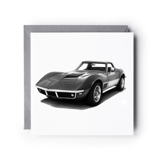 Corvette Car Greeting Card