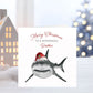 Merry Christmas Brother Shark Christmas Card