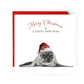Merry Christmas Seal Greeting Card