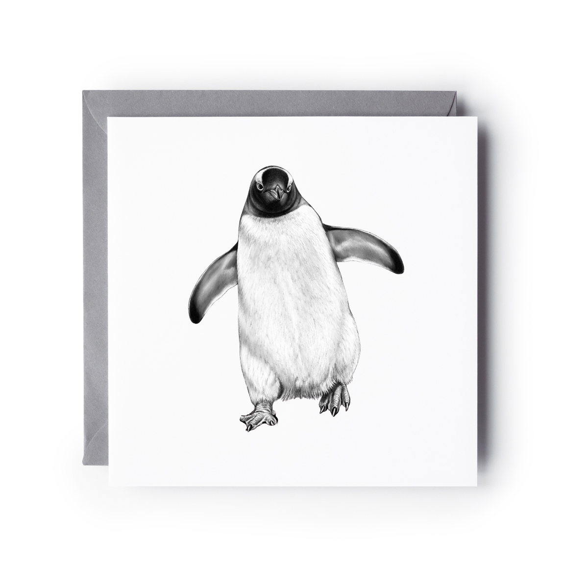 Penguin Waddle Greeting Card