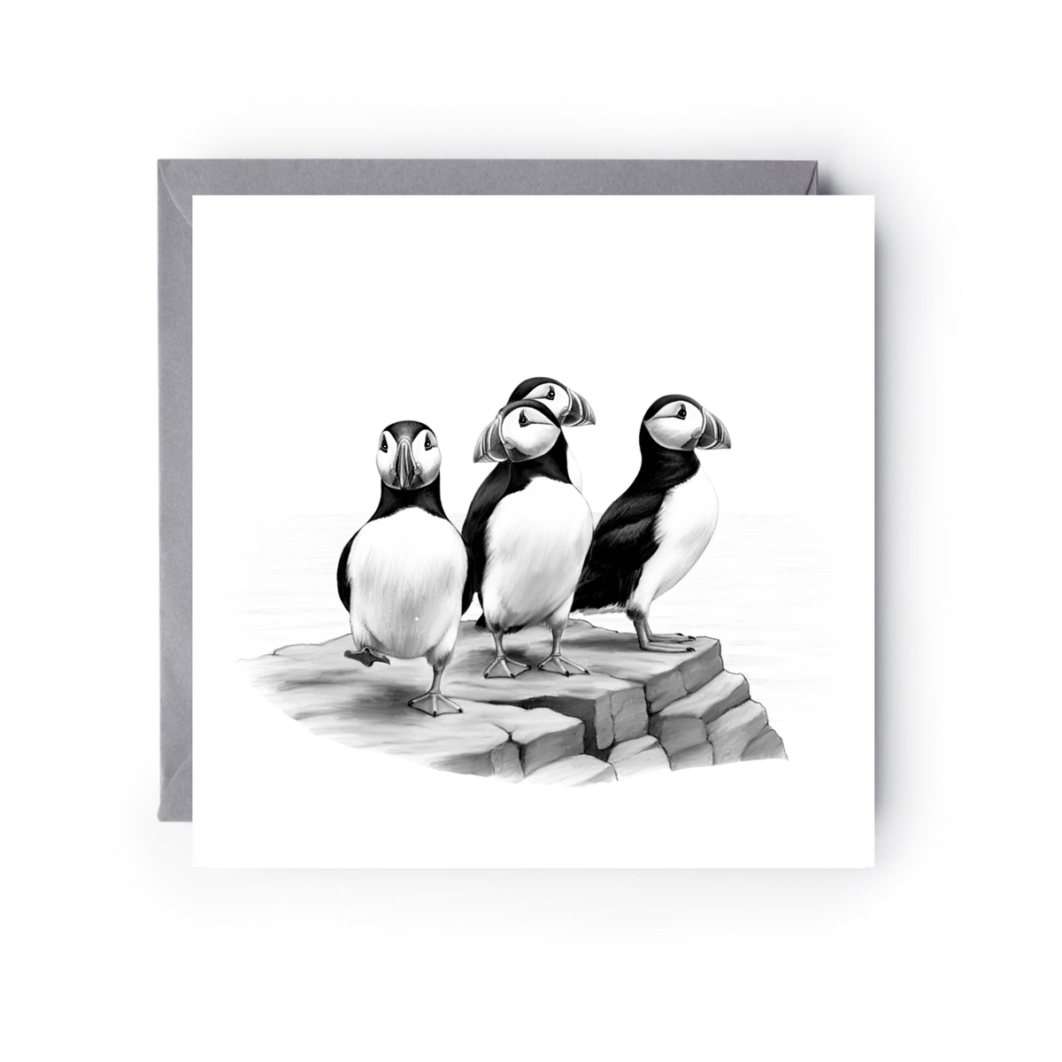 Puffin Rock – Coastal Greeting Card