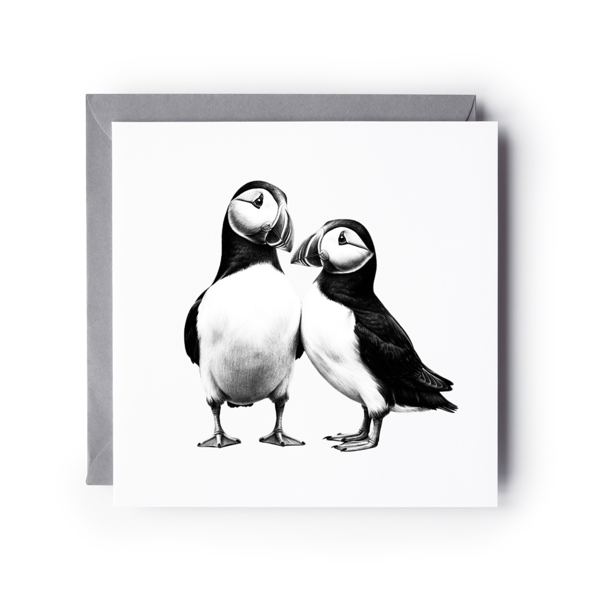 Puffin Love Greeting Card