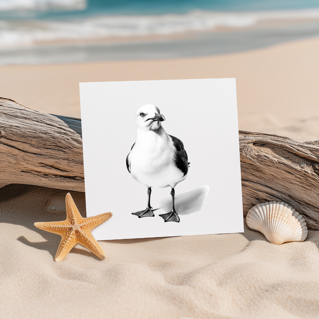 Seagull Greeting Card