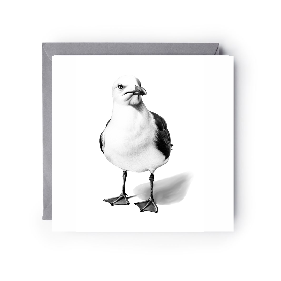 Seagull Greeting Card