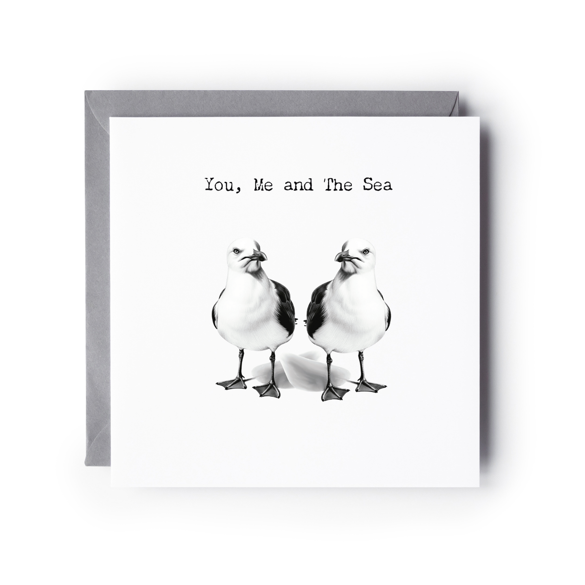 You, Me and The Sea Seagull Card