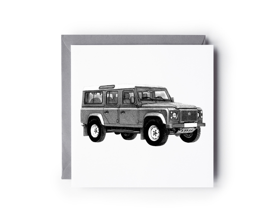 Off-Roader – Hand-Drawn Greeting Card | Adventure Automotive Art