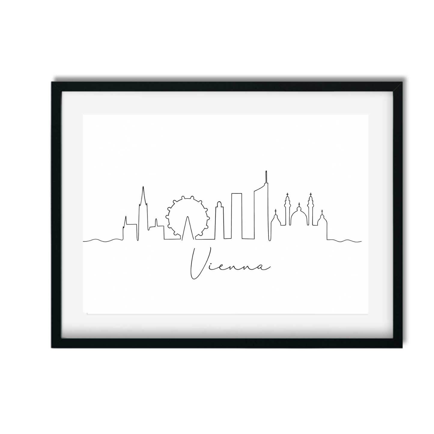Vienna Skyline Print