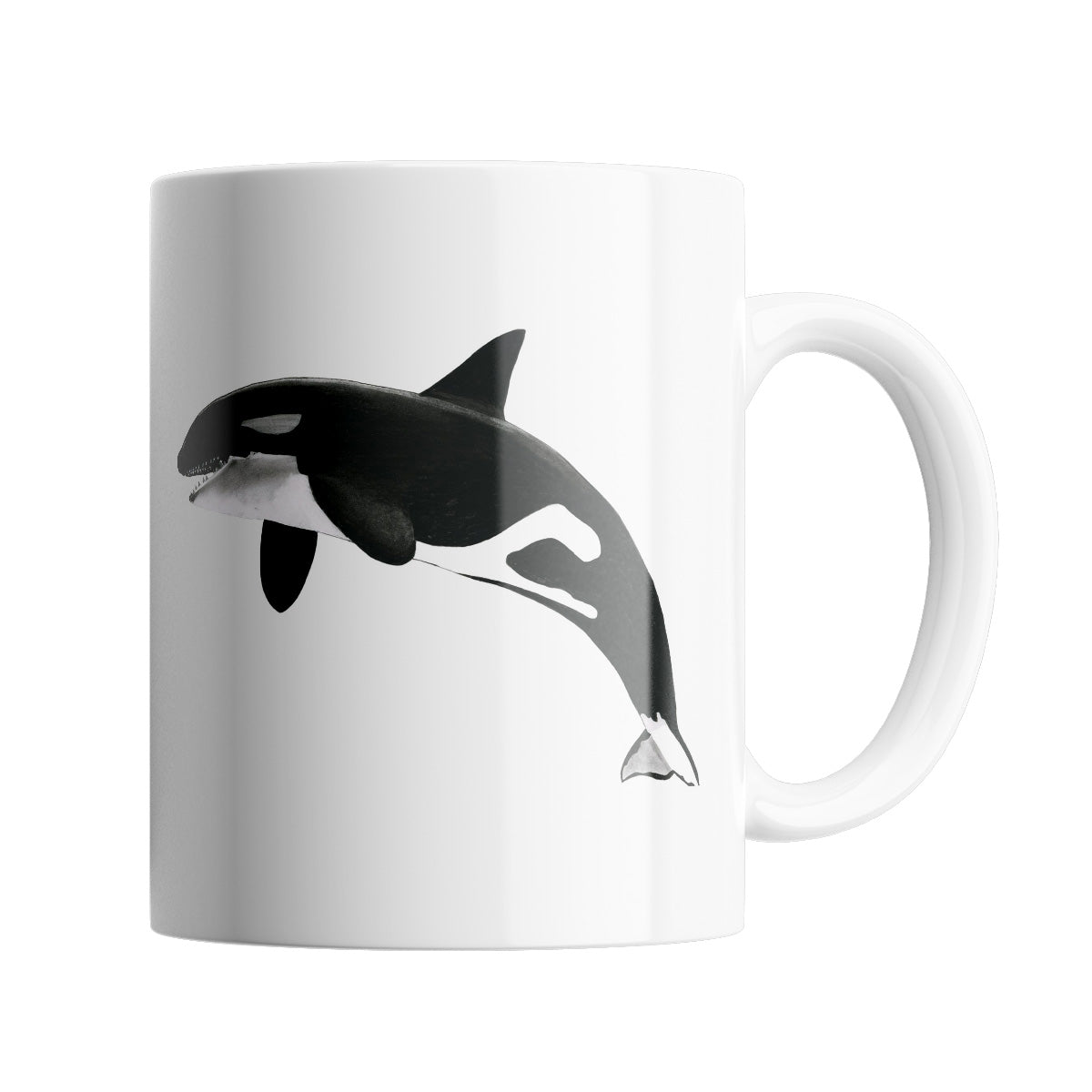 Orca Killer Whale 11oz Ceramic Mug  From Libra Fine Arts 