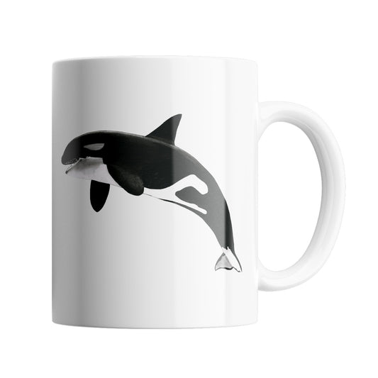 Orca Killer Whale 11oz Ceramic Mug  From Libra Fine Arts 