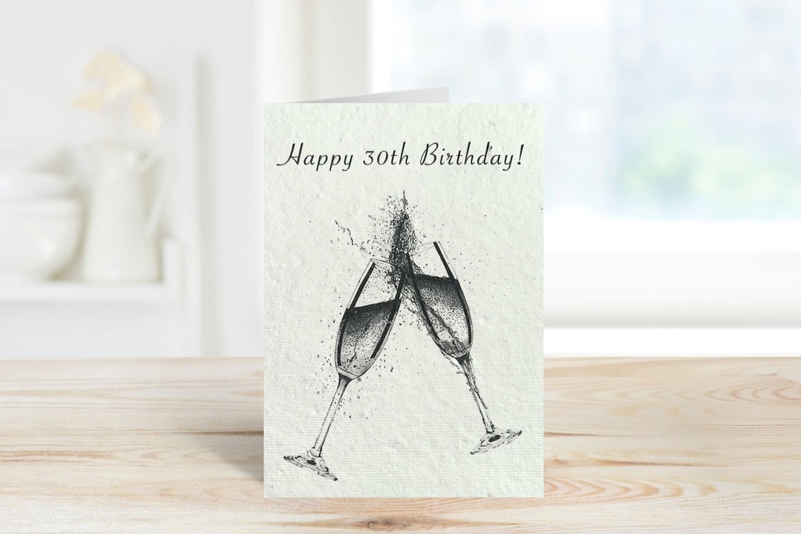 Happy 30th Birthday Plantable Seeded Eco Greeting Card
