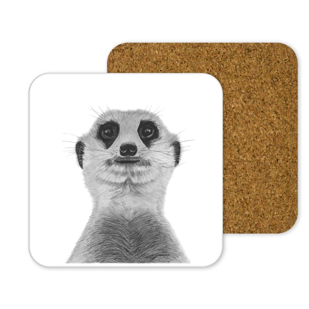 Meerkat Drinks Coaster From Libra Fine Arts 