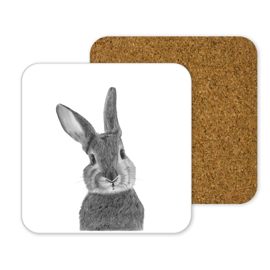 Bunny Drinks Coaster From Libra Fine Arts 