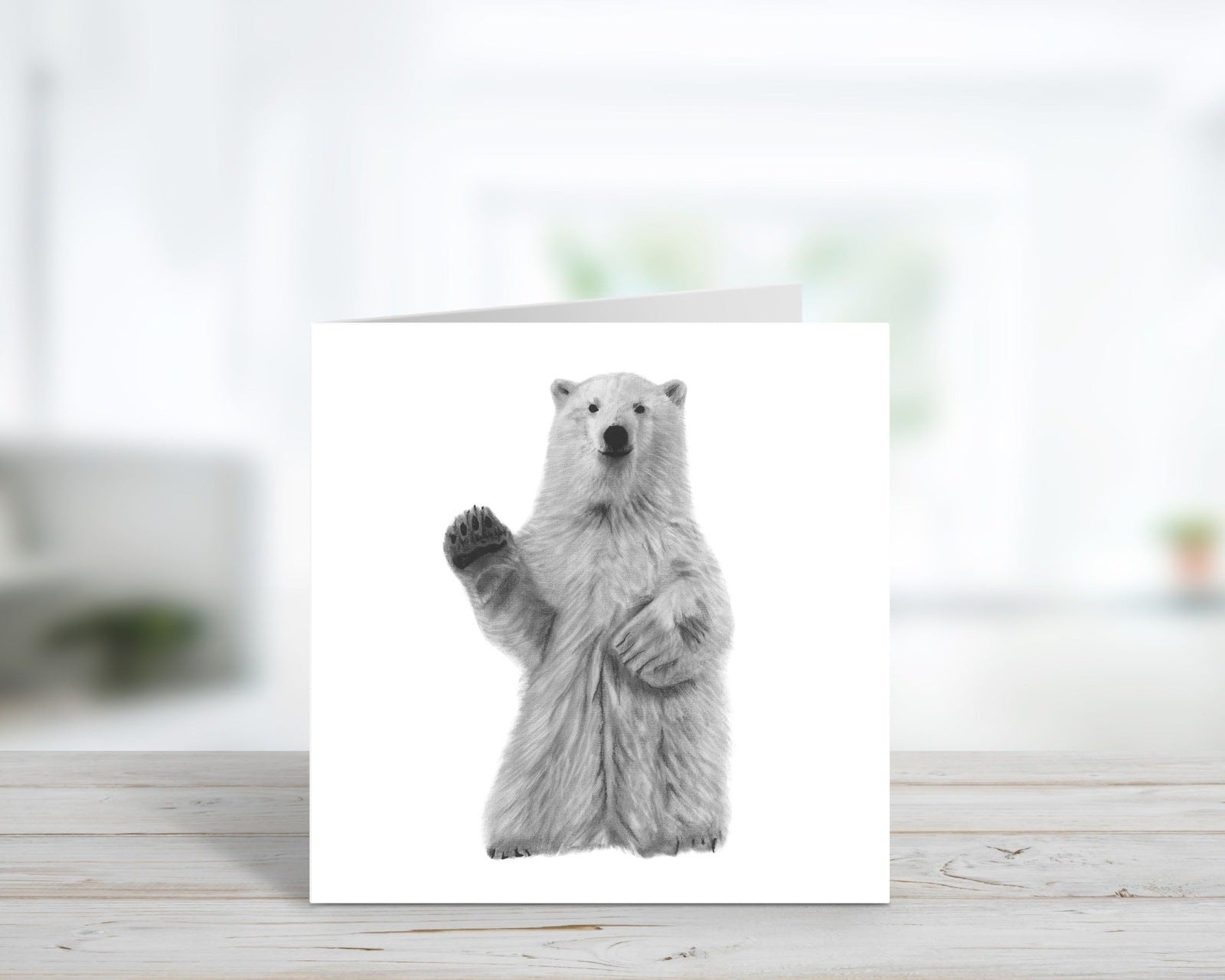 Castor the Polar Bear Greeting Card