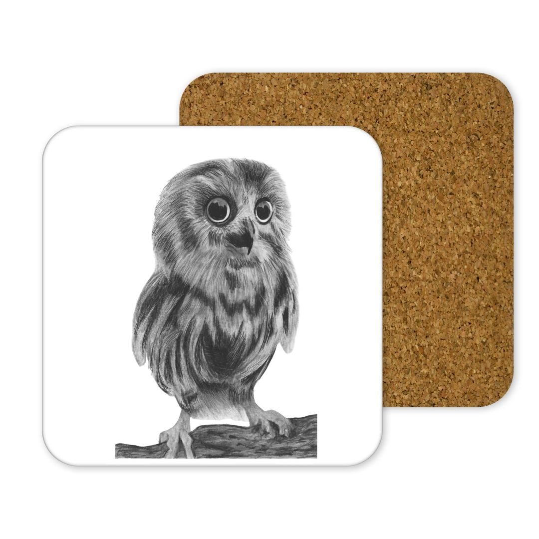 Owl Drinks Coaster From Libra Fine Arts 