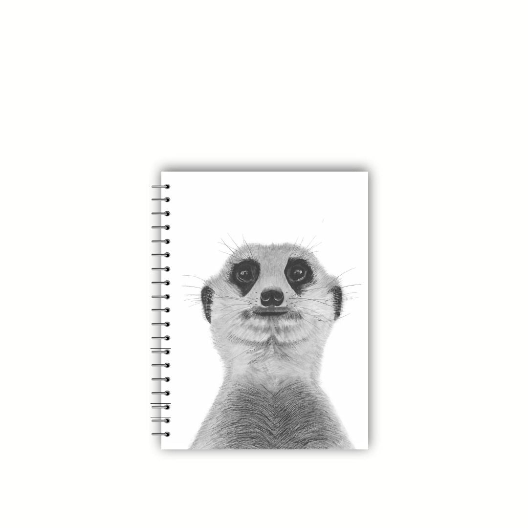 Myra the Meerkat Spiral Notebook