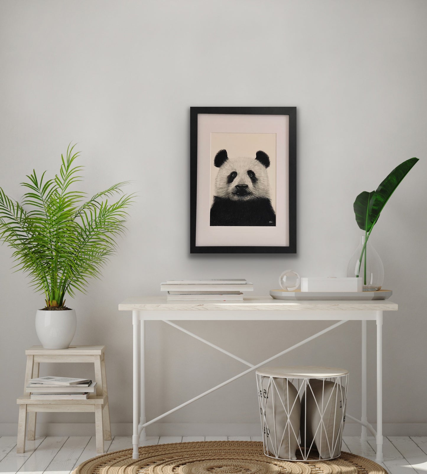 Cepheus the Panda Hand Drawn Print