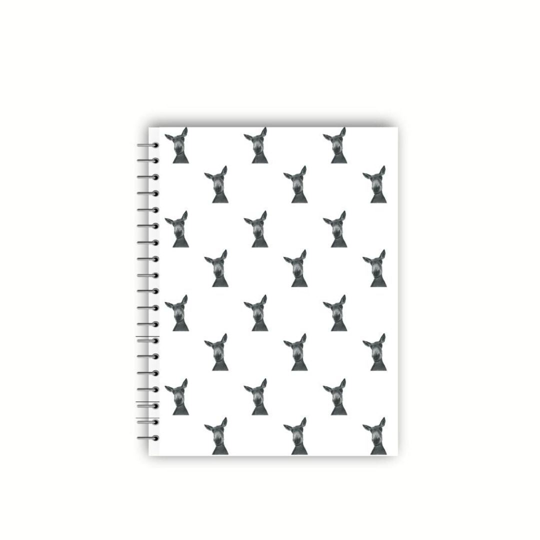 Donkey Patterned Lined Notebook, Teacher and Graduation Gifts Notebook