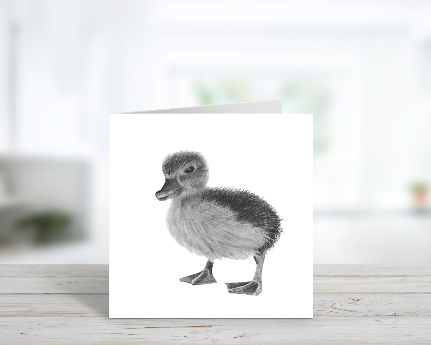 A Hand Drawn Duckling Greeting Card From Libra Fine Arts
