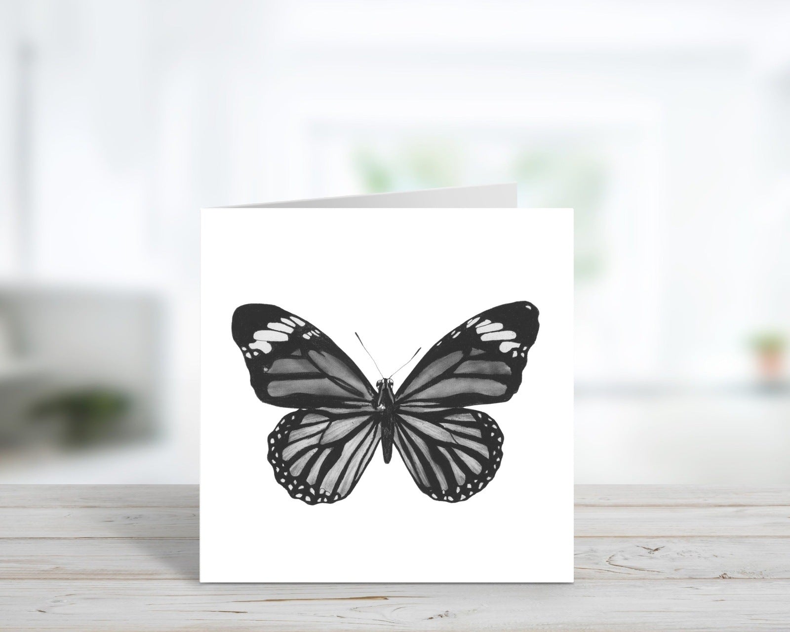 A Hand Drawn Butterfly Greeting Card From Libra Fine Arts