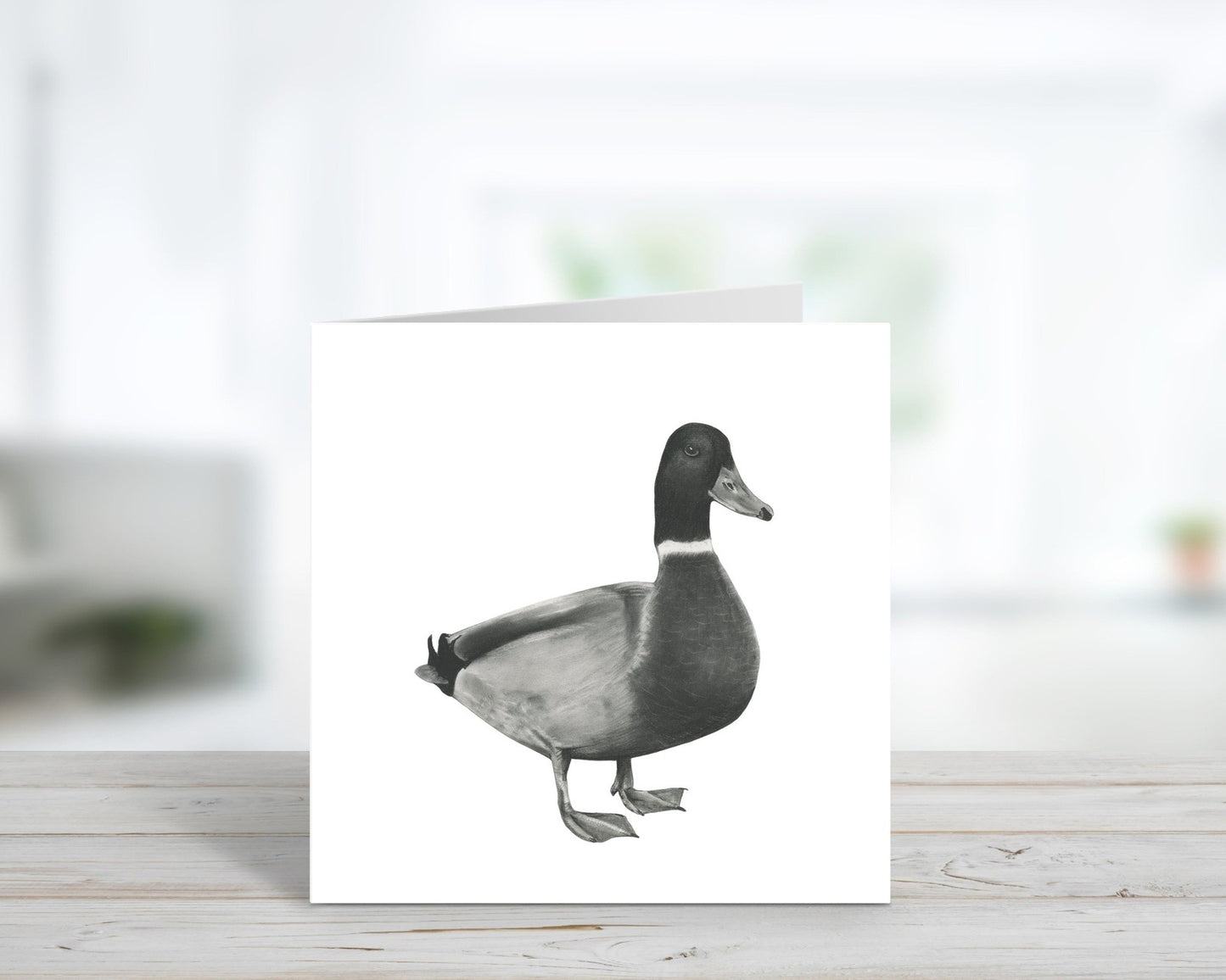 A Hand Drawn Duck Greeting Card From Libra Fine Arts