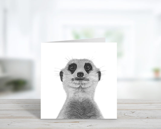 Myra the Meerkat Greeting Card